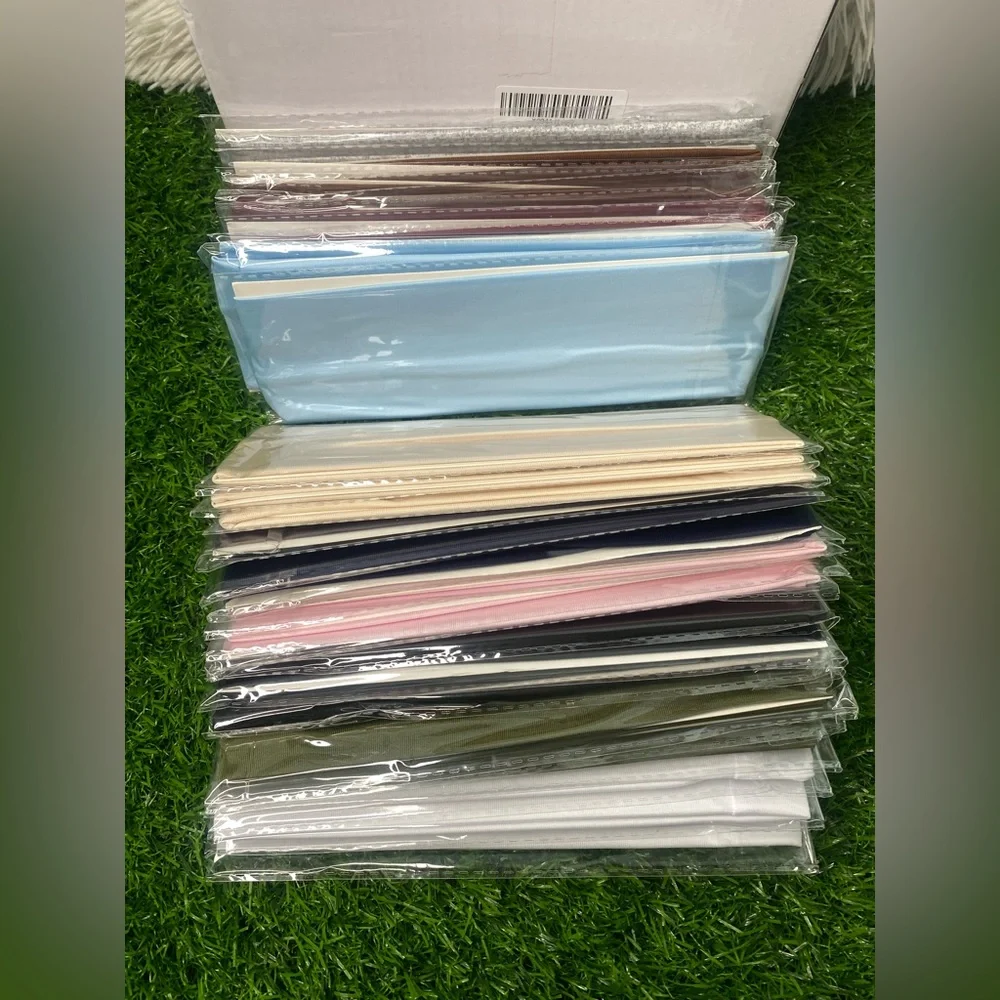 30 Pcs Multicolored Workout Stretchy Cloth Headbands Non Slip Yoga Sports Hair .